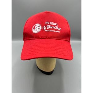 NISSIN RED CAP BASEBALL TRUCKER‎ Stu Miller christmas holiday hat